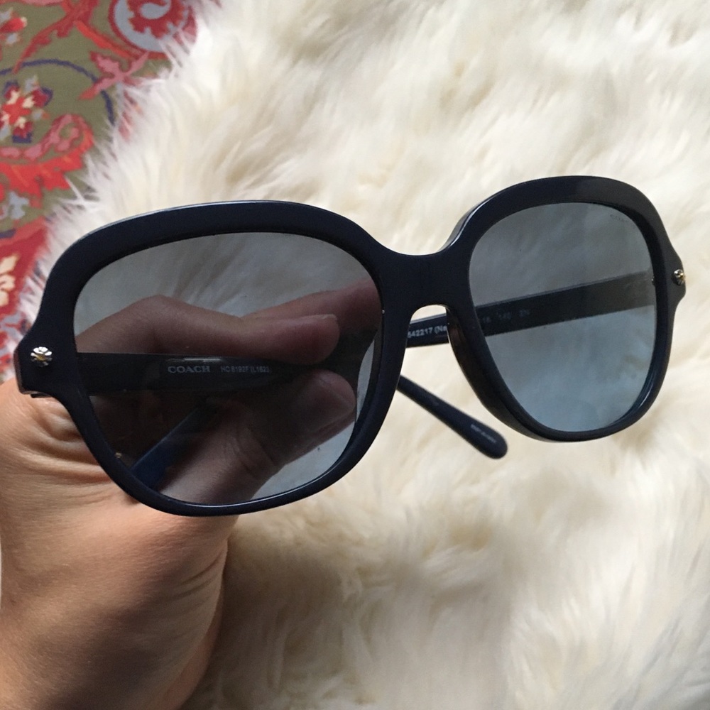 Coach Navy Blue Sunglasses
